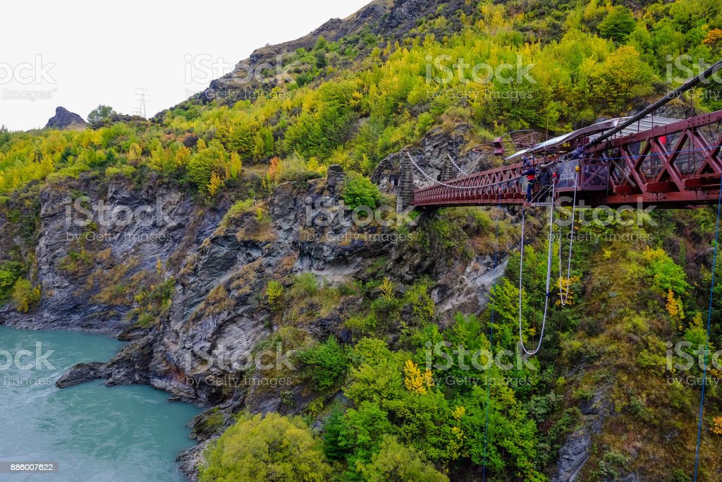 Kawarau Gorge Suspension Bridge, highest Bungee Jumps in the world